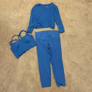 Aerie Offline Blue Activewear Set